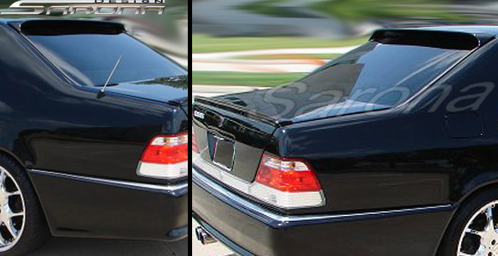 Custom Mercedes S Class Roof Wing  Sedan (1992 - 1999) - $299.00 (Manufacturer Sarona, Part #MB-024-RW)